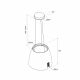 Airforce BALLERINA Island Hood 700 Max Air Flow 47.5 cm