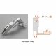 Salice - Hinge 155 Degree - Soft Closing + Cross Mounting Plate