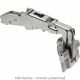 Blum - CLIP Top Wide Angle Hinge 170° + Cruciform Mounting Plate