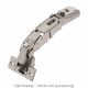 Blum - CLIP Top Wide Angle Hinge For Zero Protrusion 155° Overlay Application + Cruciform Mounting Plate