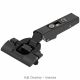 Blum - CLIP Top BLUMOTION 110° Hinge - Onyx Black + Horizontal Cam Plate (Screw On)