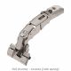 Blum - CLIP Top Wide Angle Hinge For Zero Protrusion 155° Overlay Application + Cruciform Mounting Plate