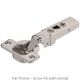 Blum - CLIP Top Profile Door Hinge 95° Nickel Plated + Mounting Plate Cruciform