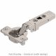 Blum - CLIP Top Profile Door Hinge 95° Nickel Plated + Mounting Plate Cruciform