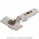 Blum - CLIP Top Profile Door Hinge 95° Nickel Plated + Mounting Plate Cruciform