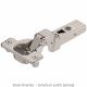 Blum - CLIP Top Profile Door Hinge 95° Nickel Plated + Mounting Plate Cruciform