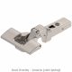 Blum - CLIP Top Profile Door Hinge 95° Nickel Plated + Mounting Plate Cruciform