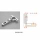 Salice - Silentia 700 Series Hinge 110 Degree - Push to Open + Straight Mounting Plate