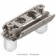 Blum - Clip Top Blumotion Profile/Thick Door Hinge 95° Screw On + Horizontal Cam Plate