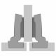 ​  Hettich - Sensys Thick Door Hinge 95° - With Integrated Silent System + Cross Mounting Plate