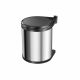 Hailo - Compact Fitted Waste Bin 15x1 liter SS Black