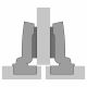 Hettich - Sensys Thick Door Hinge 95° With Integrated Silent System + Cross Mounting Plate