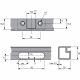 Hettich - Sensys Narrow Profile Hinge 95° With Integrated Silent System + Cross Mounting Plate