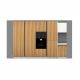 Hettich - Gola Profile Double Side C Handle Vertical Use - Black Finish 3000 mm Length