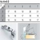 Bergo - Cold-rolled Steel 165° Concealed Hinges with Mounting Plate - Soft-close
