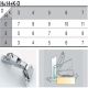 Bergo - Cold-rolled Steel 165° Concealed Hinges with Mounting Plate - Soft-close