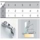 Bergo - Cold-rolled Steel 165° Concealed Hinges with Mounting Plate - Soft-close