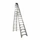 Penguin - Heavy Duty Double Sided Ladder - Aluminum Top