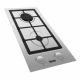 Baumatic - 30cm 2 Burner Gas Hob - Stainless Steel