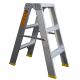 Penguin - Heavy Duty Double Sided Ladder - Aluminum Top