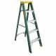 Penguin - Fibreglass Single Sided Ladder-Plastic Top