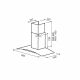 Baumatic - Curved Glass Wall-Mounted Hood 60 cm - 900 CBM Motor