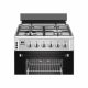 Baeckerhaft - 60cm Free Standing Cooker with Digital Functions + 1 Wok - Turbo Fan