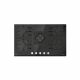Baeckerhaft - 90cm Built-in Gas Hob Black Color - 8mm Schott Italian Glass