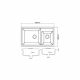 Asiatique - Quartz Sink Vision - Black