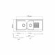 Asiatique - Quartz Sink Lexa - Black