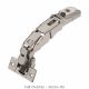 Blum - CLIP Top Blumotion Wide Angle Hinge 155° Overlay + Cruciform Mounting Plate
