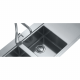 CM ENEA Double Bowl Single Drain Sink Satin F3