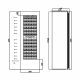 CM Dual Temperature Zone Volume 83 Bottles Capacity 60cm