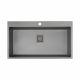 Elite Topmount Single Bowl Sink Nano Black