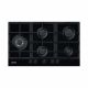 CM Moon Nero 90 Gas On Glass Hob