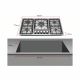 CM Panoramic Inox Gas Hob 90cm