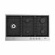CM Twin 90 5B Inox Gas Hob 90 cm