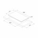 CM Hiver 90 Gas On Glass Hob