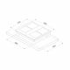 CM CHARM 60 Black Induction Hob Frameless Plane Overheating Temperature 60 cm