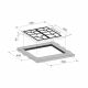 CM Delux 60 Stainless Steel Gas Hob 60cm