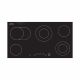 CM HI LIGHT 90 Black Vitroceramic Hob Bevelled Plane Frontal Touch Control 90 cm