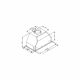 CM BELLA Under-Cabinet Hood Stainless Steel Electronical Control