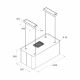 Airforce F181 XXL Island Hood Max Air Flow: 764 m3/h 100cm