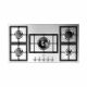 CM Largo 90 5G Gas Hob Enameled Stainless Steel 90 cm