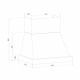 CM Master Wall Mounted Hood 90 cm
