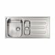 CM Cristal One And One-Half Bowl Sink Satin F3 Finish 100 X 50 cm