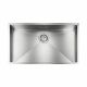 CM FILOQUADRA Undermount Single Bowl Sink Satin F3 Finish Depth 190 mm