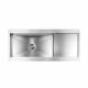 CM REVERS Single Bowl Satin F3 Finish 116 x 52 x 19 cm