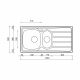 CM UNIVERSAL One And One-Half Bowl Sink 100 x 50 cm