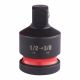 Milwaukee Shockwave Hexagon Socket Reducers | 1/2 SQ-3/8 SQ